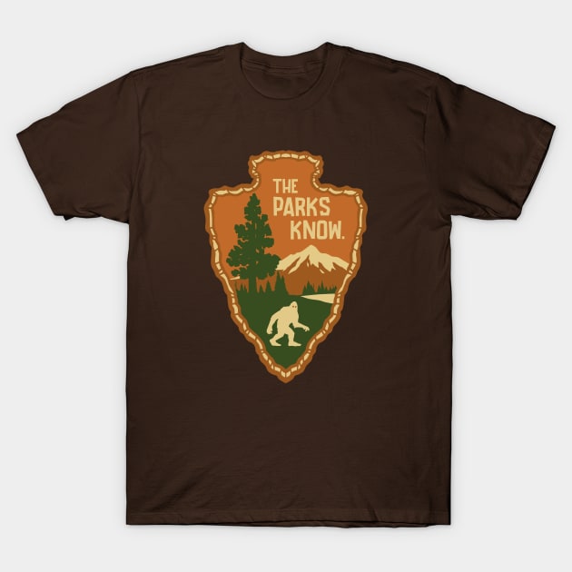 The Parks Know T-Shirt by JonathanDodd_Draws